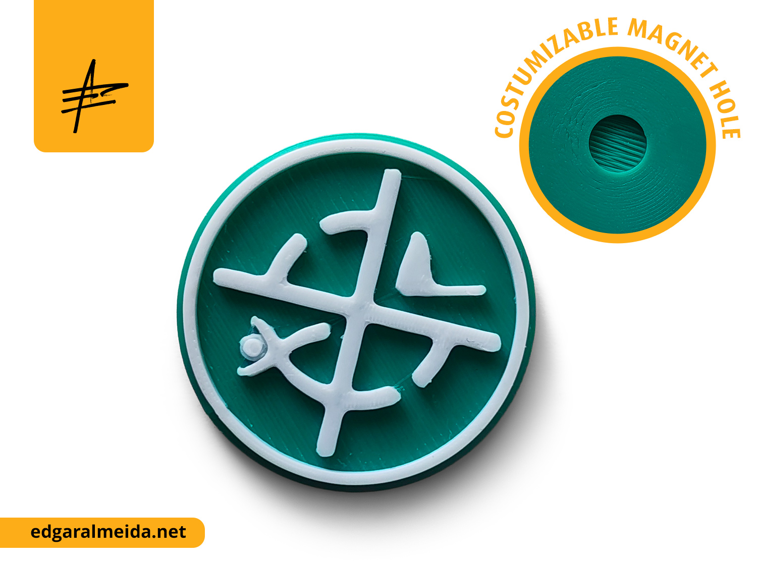 Miniatura 4 do modelo 3D Geocaching Coin/Geocoin
