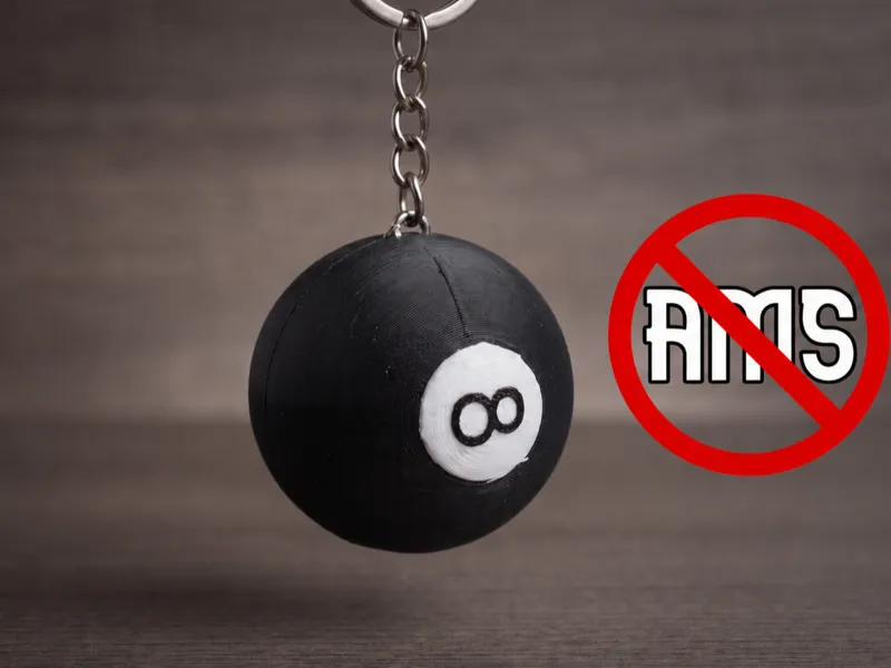 8 Ball Keychain | No AMS