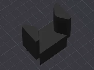 Double-Sided Flush Stacking Adapter for Spool Rack