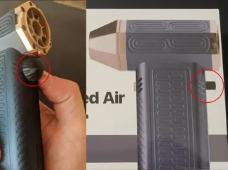 one-handed knob, use for compressed air LK08