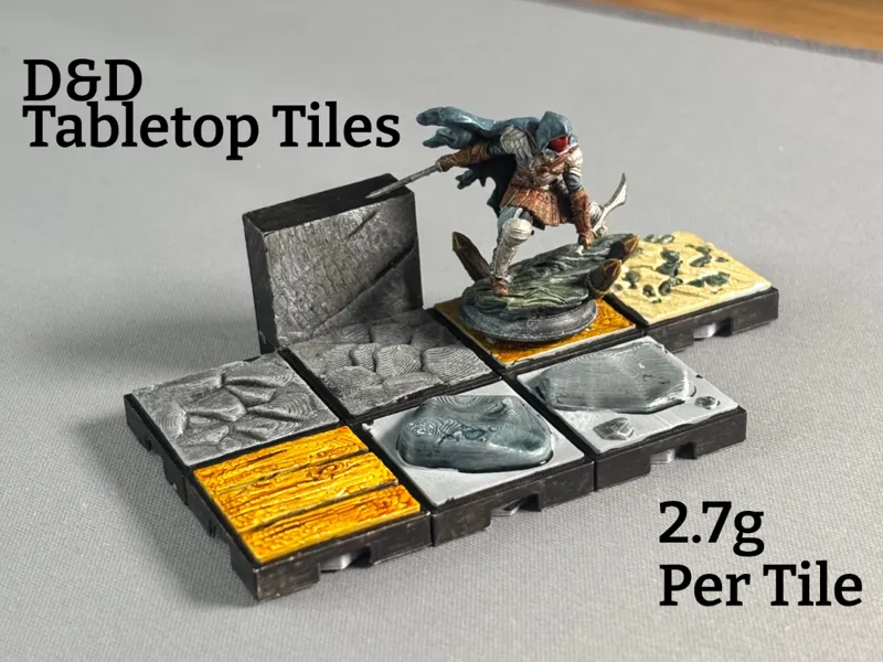 D&D Tabletop Tiles - Modular Terrain Set