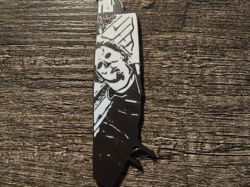 Michael Myers Halloween Keychain