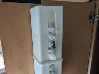 Wall Mounted Plastic Bag Dispenser Extension