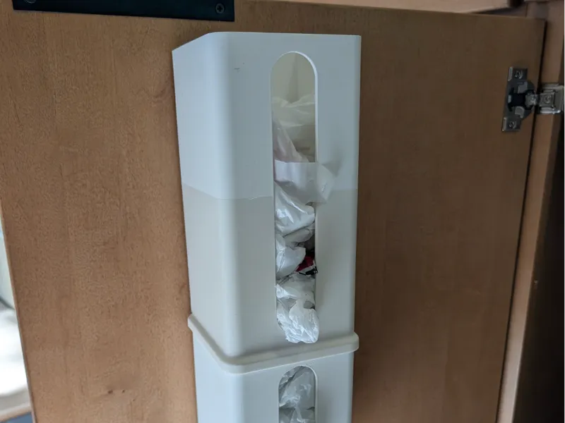 Wall Mounted Plastic Bag Dispenser Extension