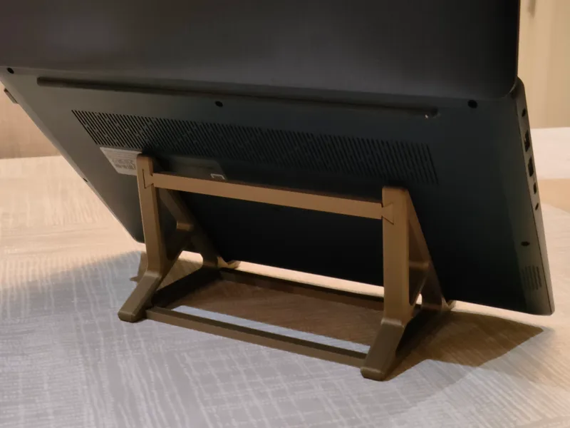 Laptop vertical stand (no screw, no glue)