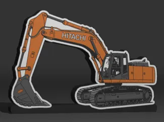 Lampada Escavatore Hitachi