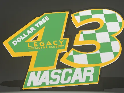 Erik Jones 43 Dollar Tree Legacy Motor Club NASCAR