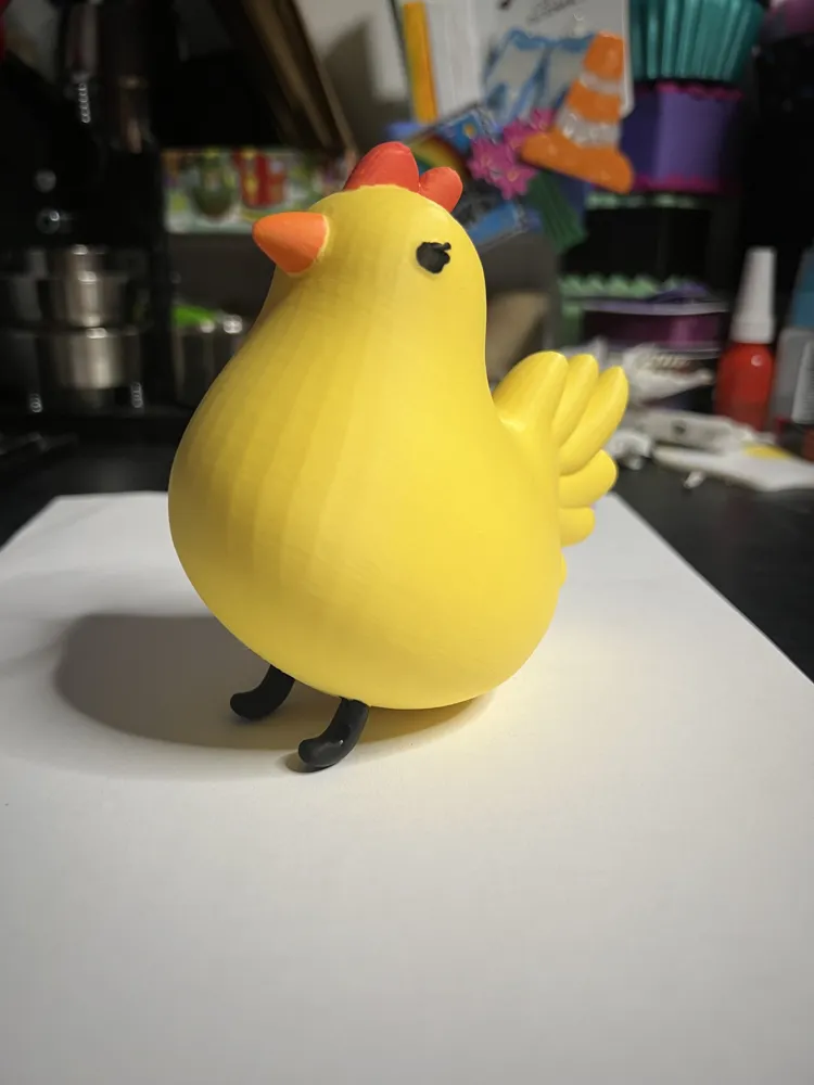Chunky chicken figure by DarbyHunterArt MakerWorld: Download Free 3D Models