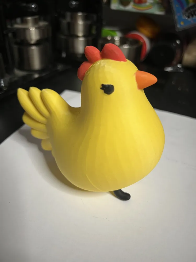 Chunky chicken figure by DarbyHunterArt MakerWorld: Download Free 3D Models