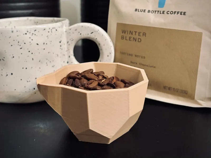 Coffee dosing tray/cup