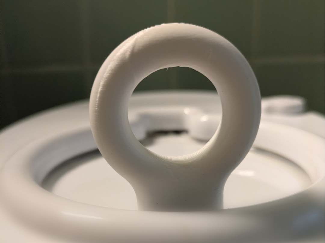 Replacement handle for Ubbi diaper pail