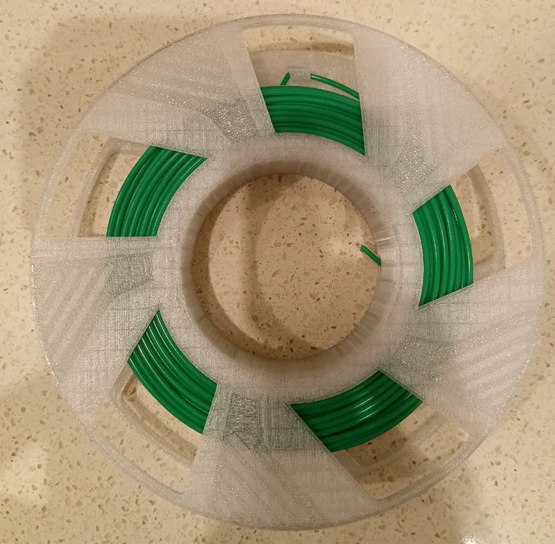 Mini spool for filament remnants around 340gr