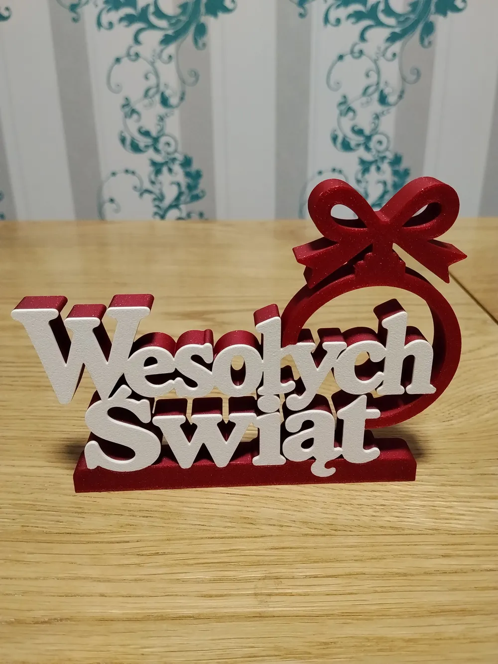 Christmas Table Decoration – Merry Christmas Sign - Free 3D Print Model ...