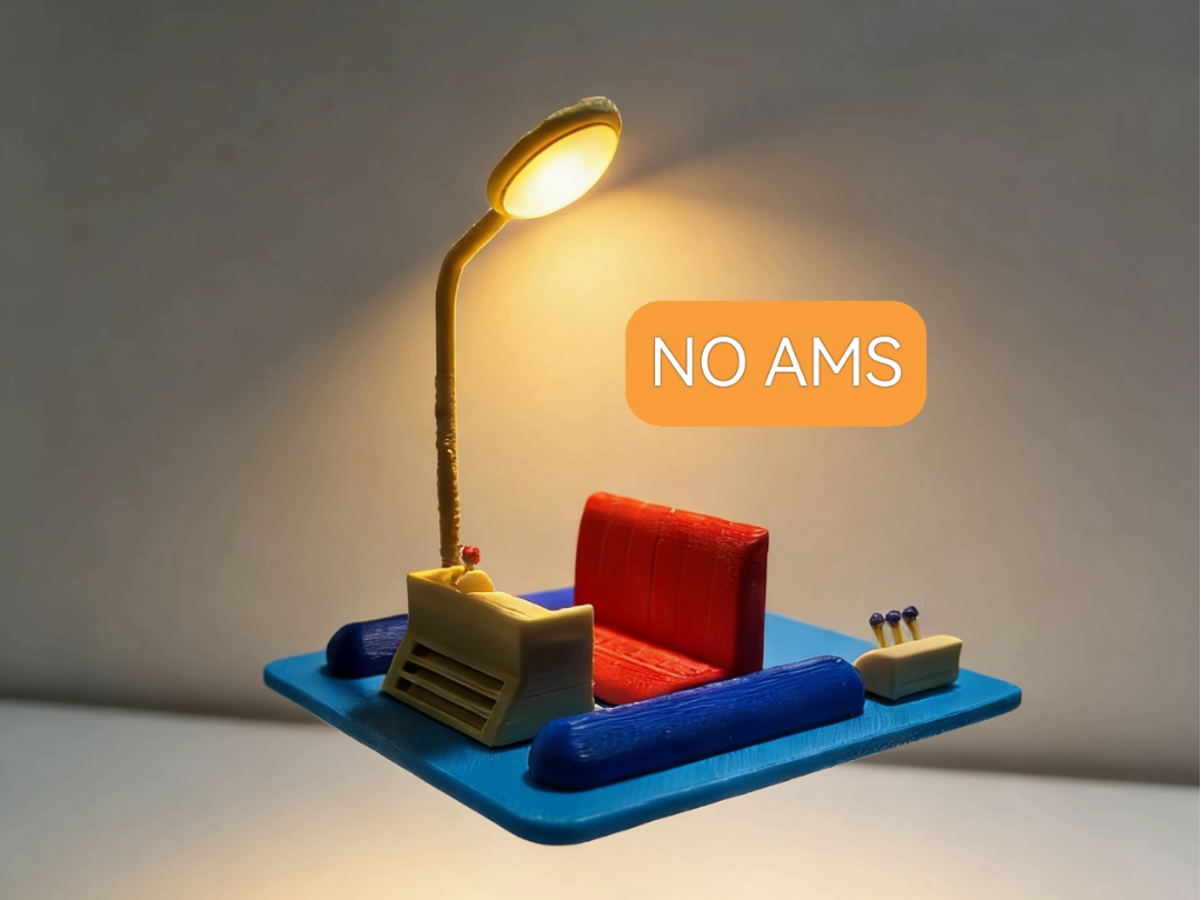 Miniatura 1 do modelo 3D 哆啦A梦的时光机摆件（不带灯mini款）