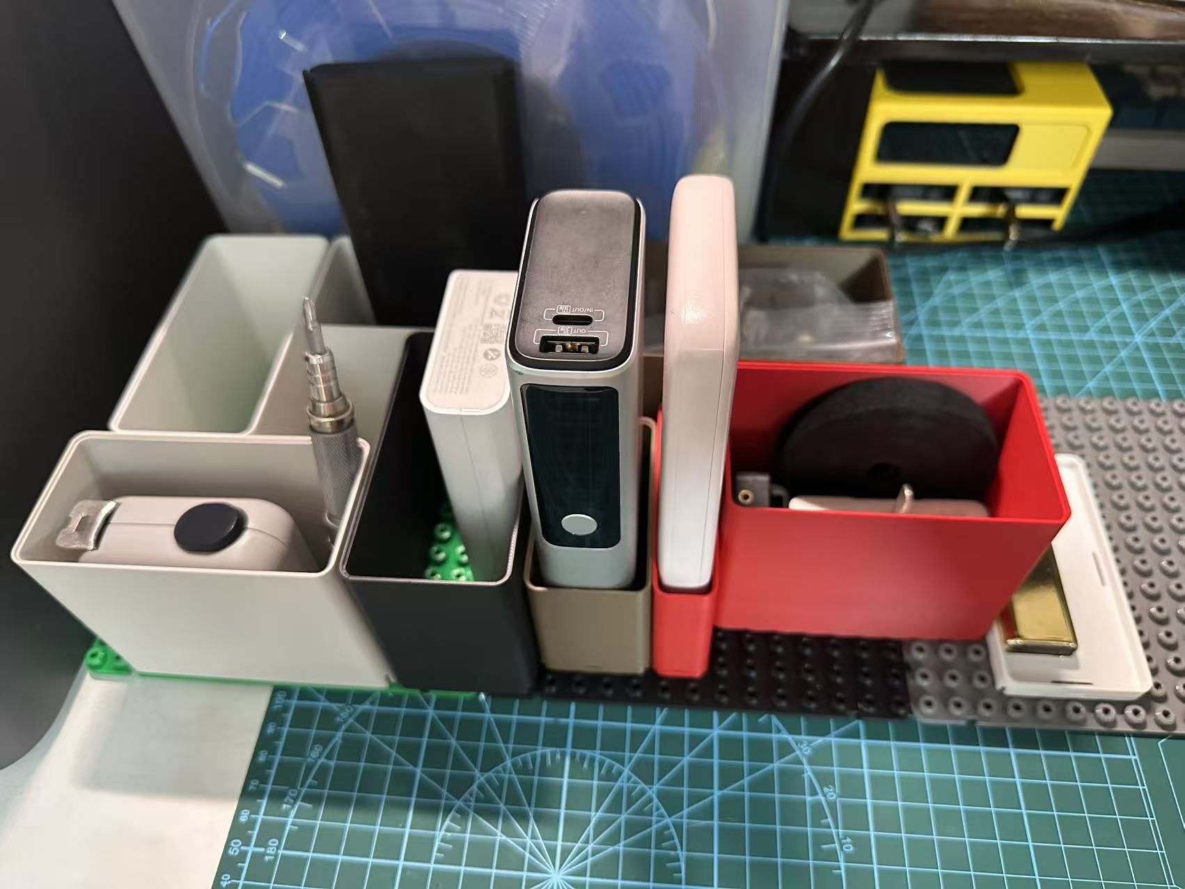 Miniatura 2 do modelo 3D 无限拓展收纳盒 乐高式玩法 拼接盒