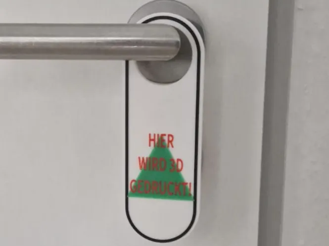 Türgriff-Schild für den Hobbyraum