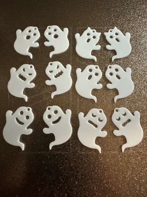 Ghost earrings halloween view 3