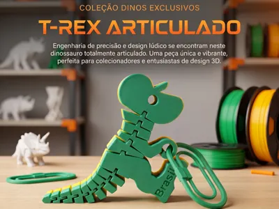 Dino articulado t-rex