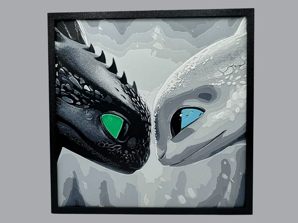 Toothless and Light Fury