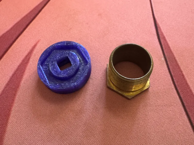 20mm Brass Conduit Bush KIT 1/4"
