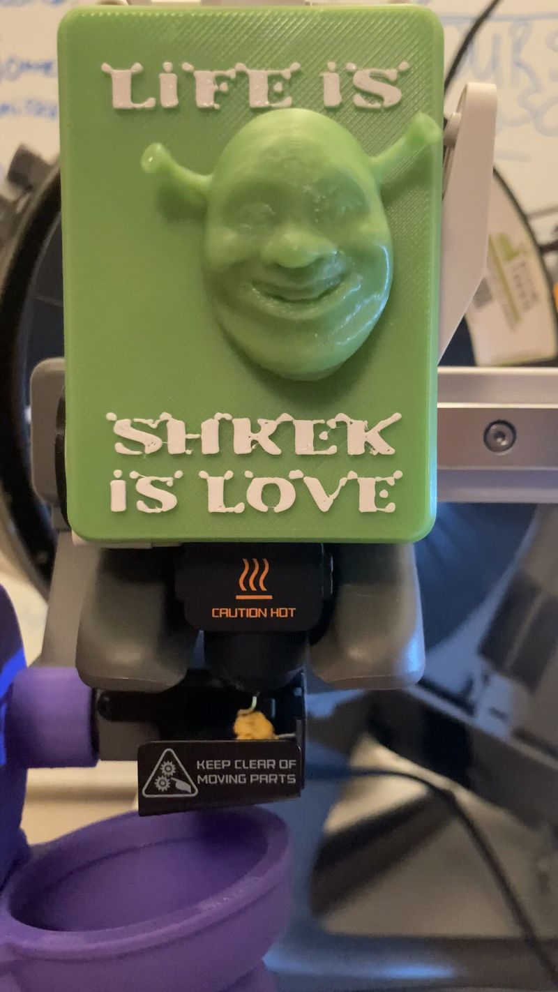 A1 Mini Shrek Faceplate