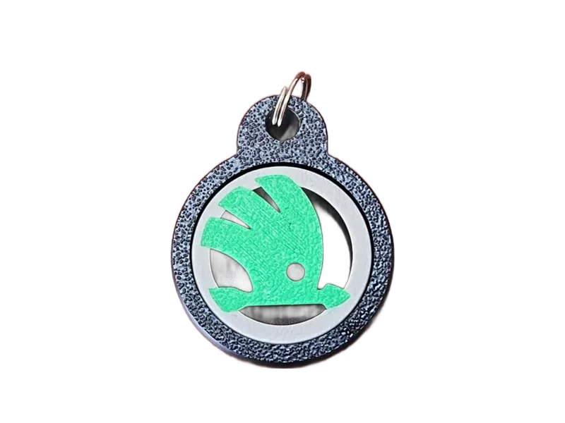 Skoda Fidget Spinner - Gyroscopic Car Keychain