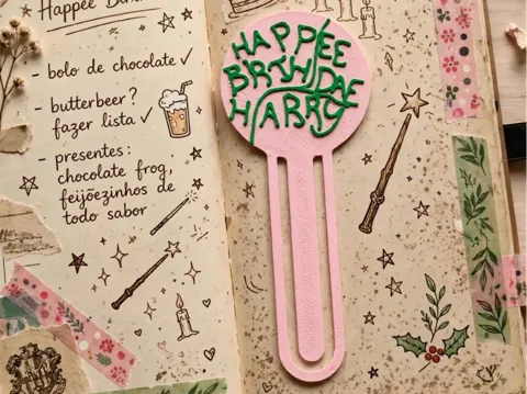 Accesorio para impresora 3D: Marca Páginas Bolo Harry Potter — referencia de MakerWorld