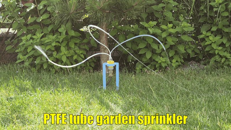 PTFE tube garden sprinkler - kids toy