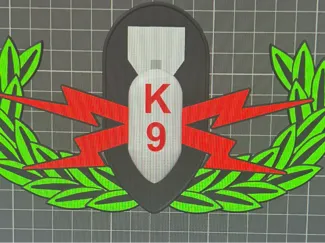 EOD K9 Badge 