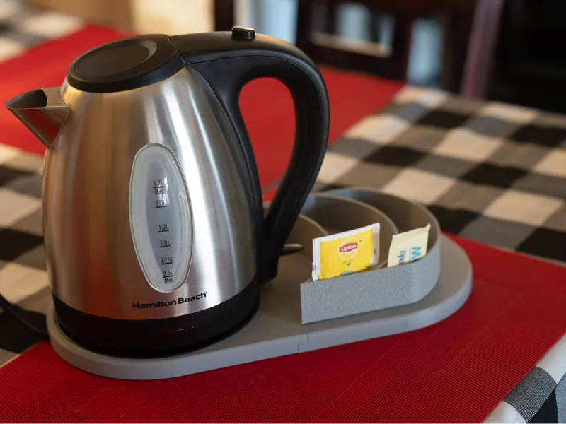 Hamilton Beach electric teapot organizer