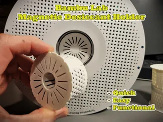 Magnetic Desiccant Holder for Filament Spools