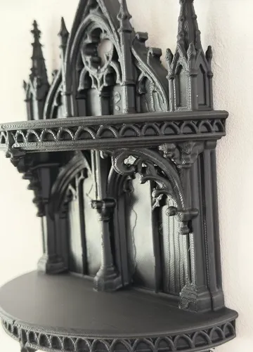 Estante o repisa: Gothic Cathedral Wall Shelf – Dark Fantasy Decor — vista de referencia 3