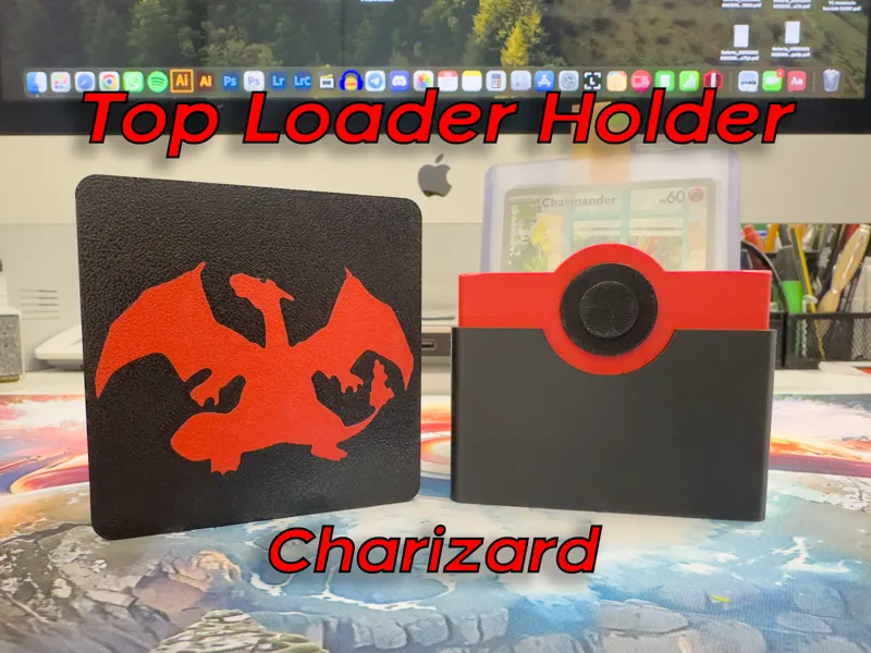 Pokemon Top Loader Holder - Charizard