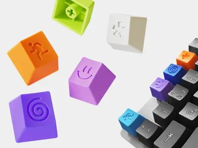 3D Symbol Keycaps
