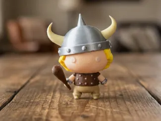 Chibi Bobby the Barbarian from Dungeons & Dragons