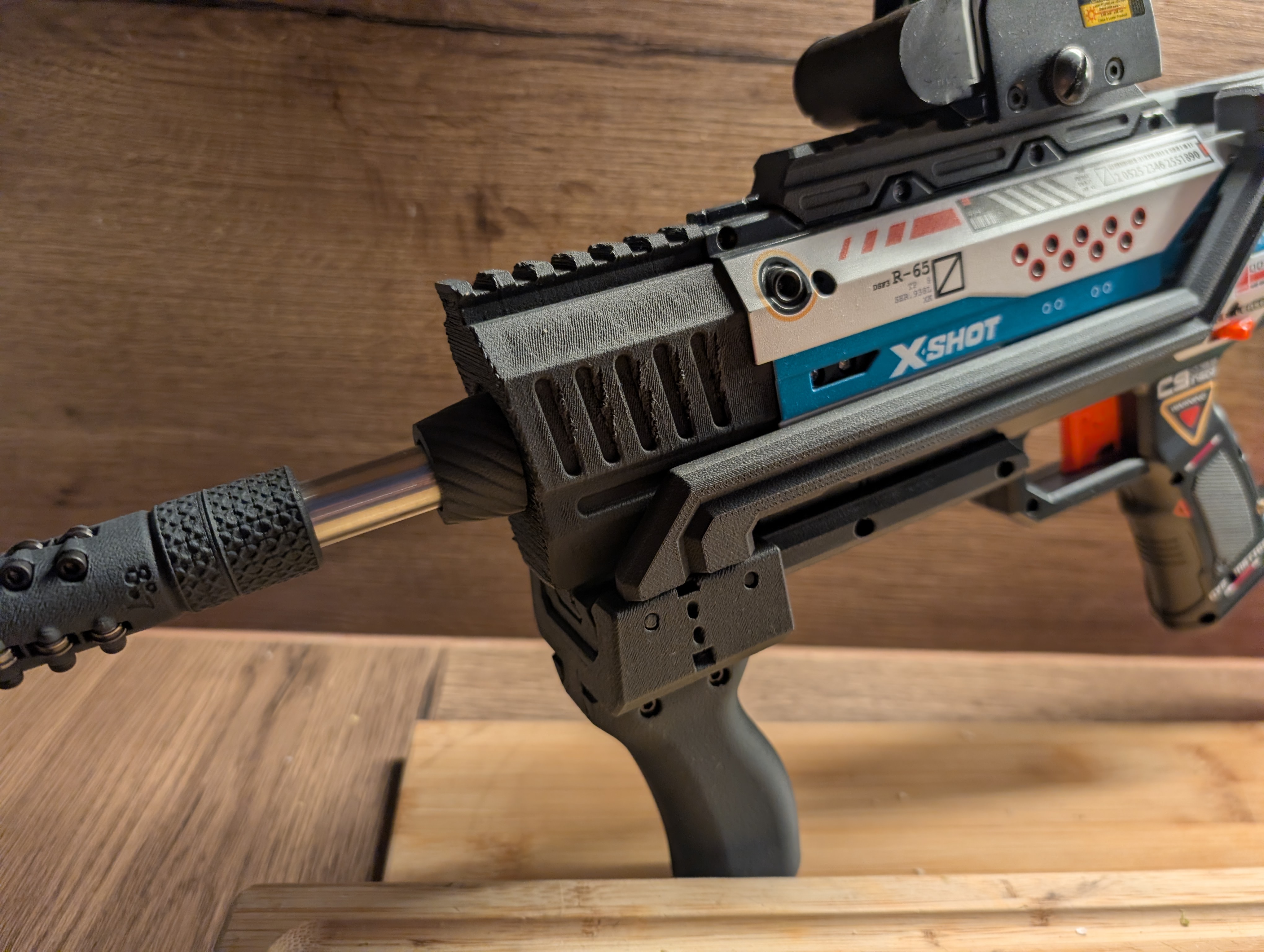 X-Shot FuryX – 加长枪管护罩- 免费3D 打印模型- MakerWorld