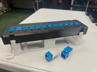 Wall Mount 12 Port Patch Panel