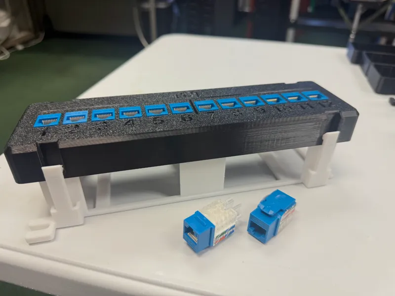 Wall Mount 12 Port Patch Panel