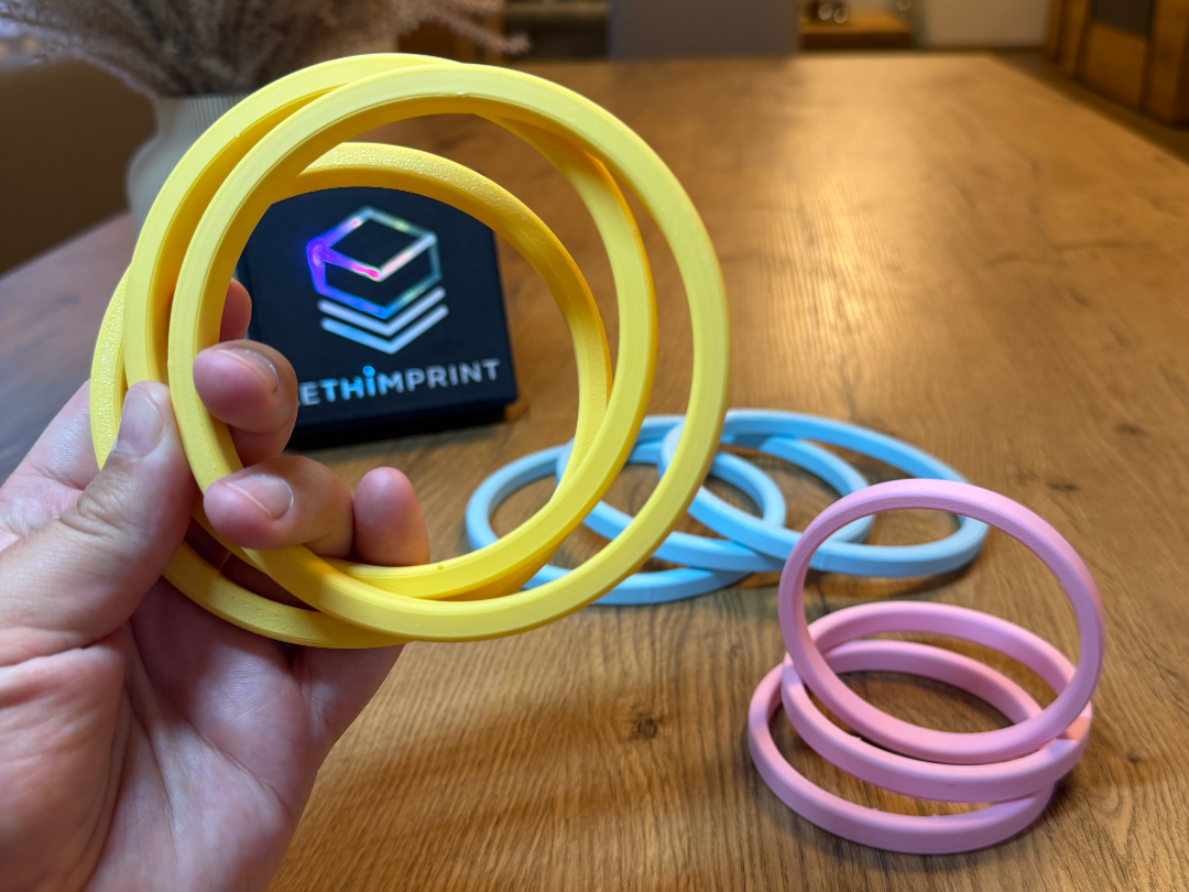 Throwing Ring Set - 3 Sizes for Games Training Fun