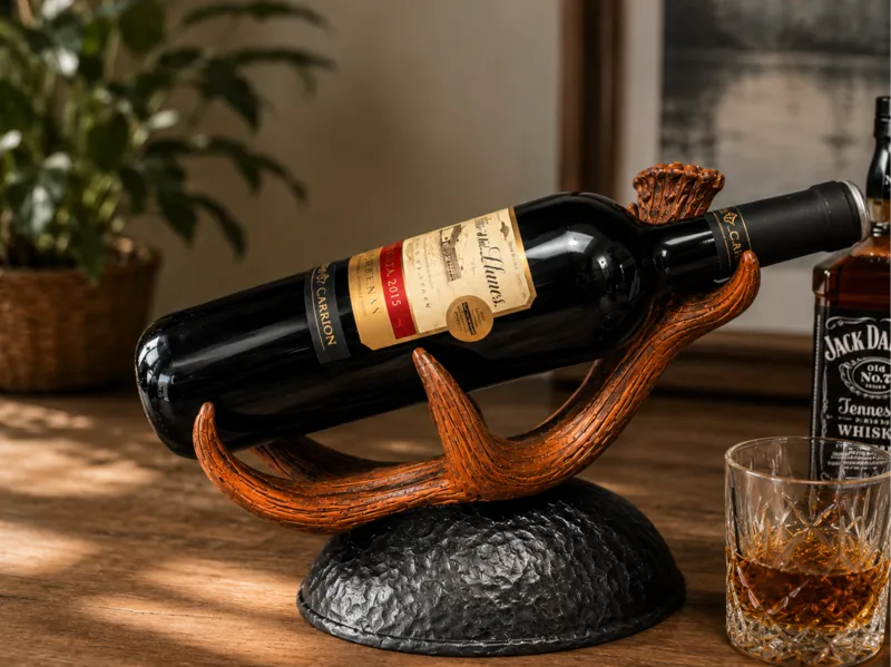 Deer Antler Bottle Holder