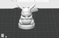 Berry eating Pikachu no AMS with plateau