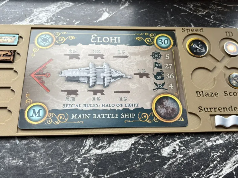 Mantic Armada Ship Card Tray