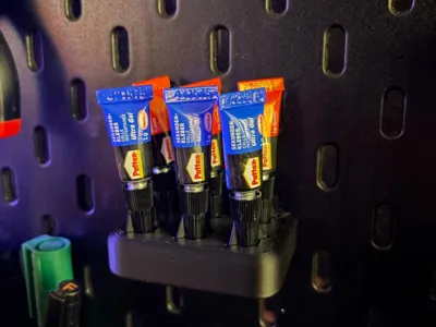 Pattex 6x1g Superglue Holder Ikea Skadis