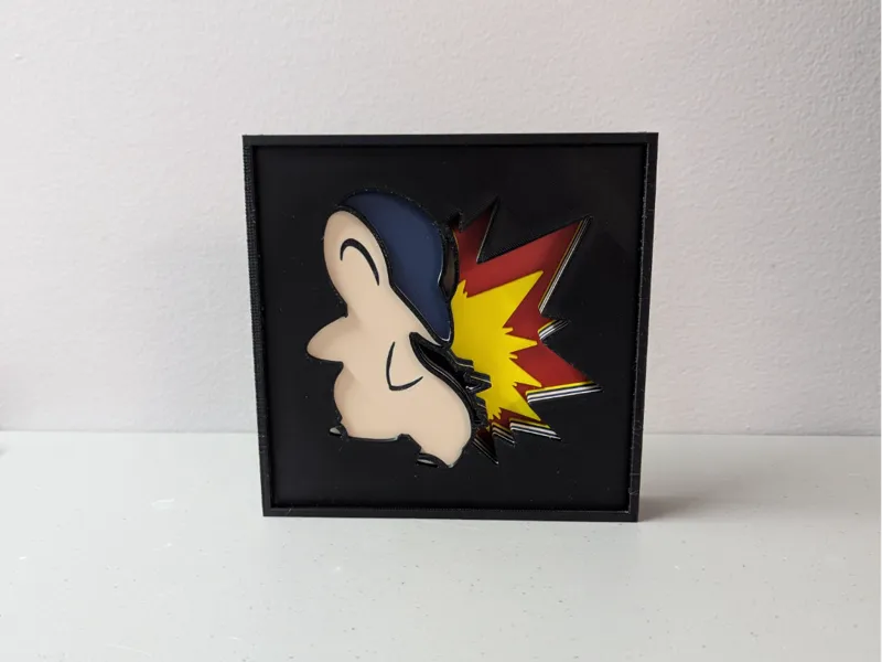 Cyndaquil Shadowbox