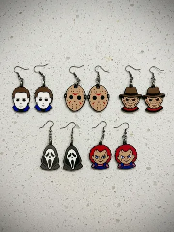Pendientes: Classic Horror Character Earrings — vista de referencia 2