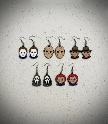Pendientes: Classic Horror Character Earrings — vista de referencia 3