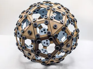 Rhombicosidodecahedron Model Kit