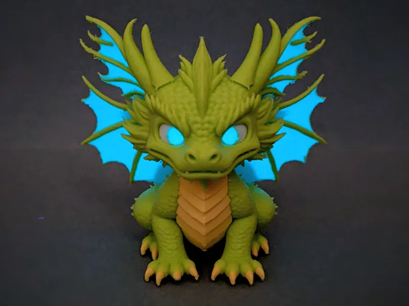 Majestic Baby Dragon – Articulated Tail