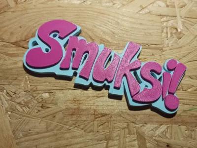 Keychain - Graffiti "Smuksi!"