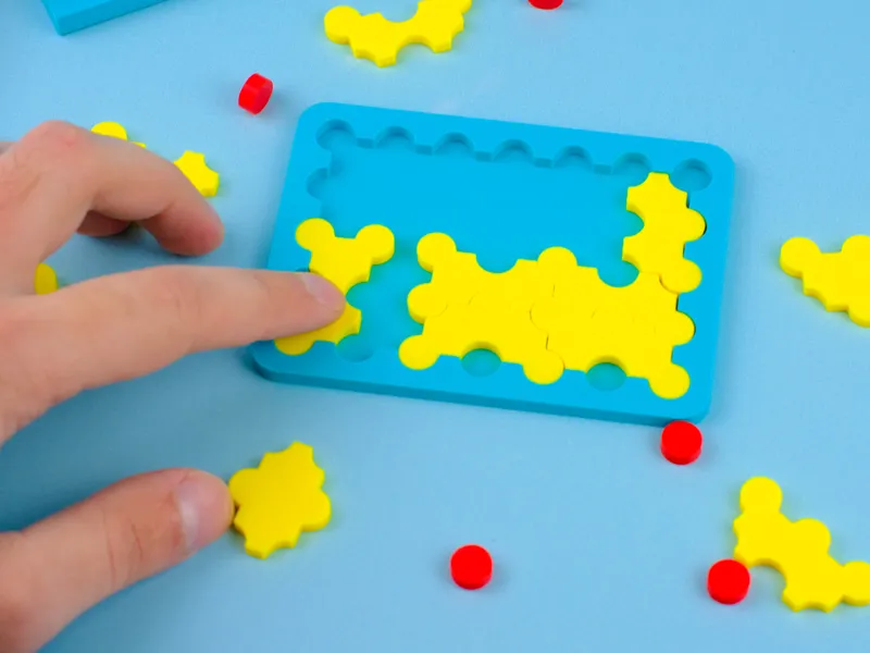Five point jigsaw puzzle